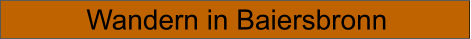 Wandern in Baiersbronn